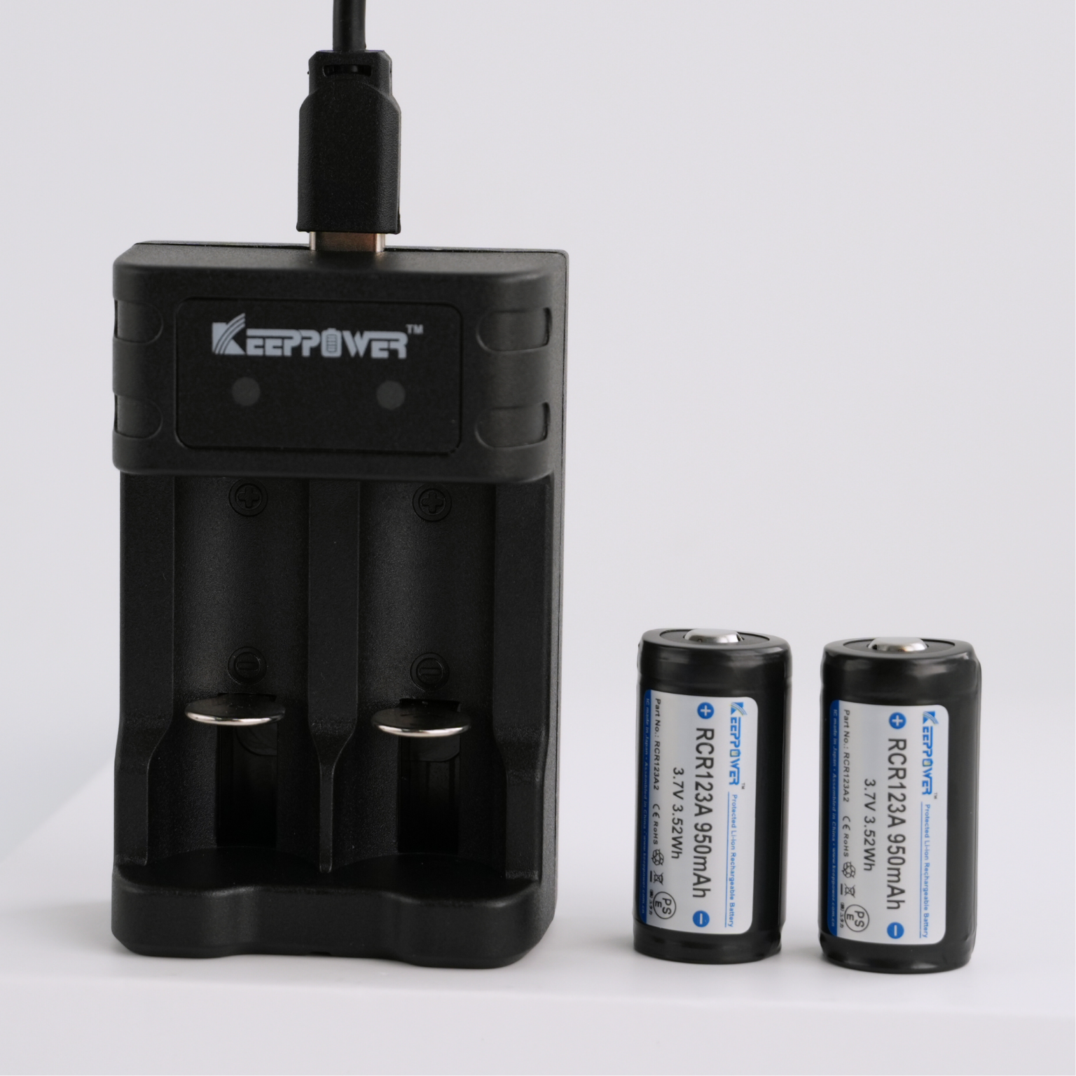 Keeppower Battery Charger RCR2 CR2 and CR123 - Image 3