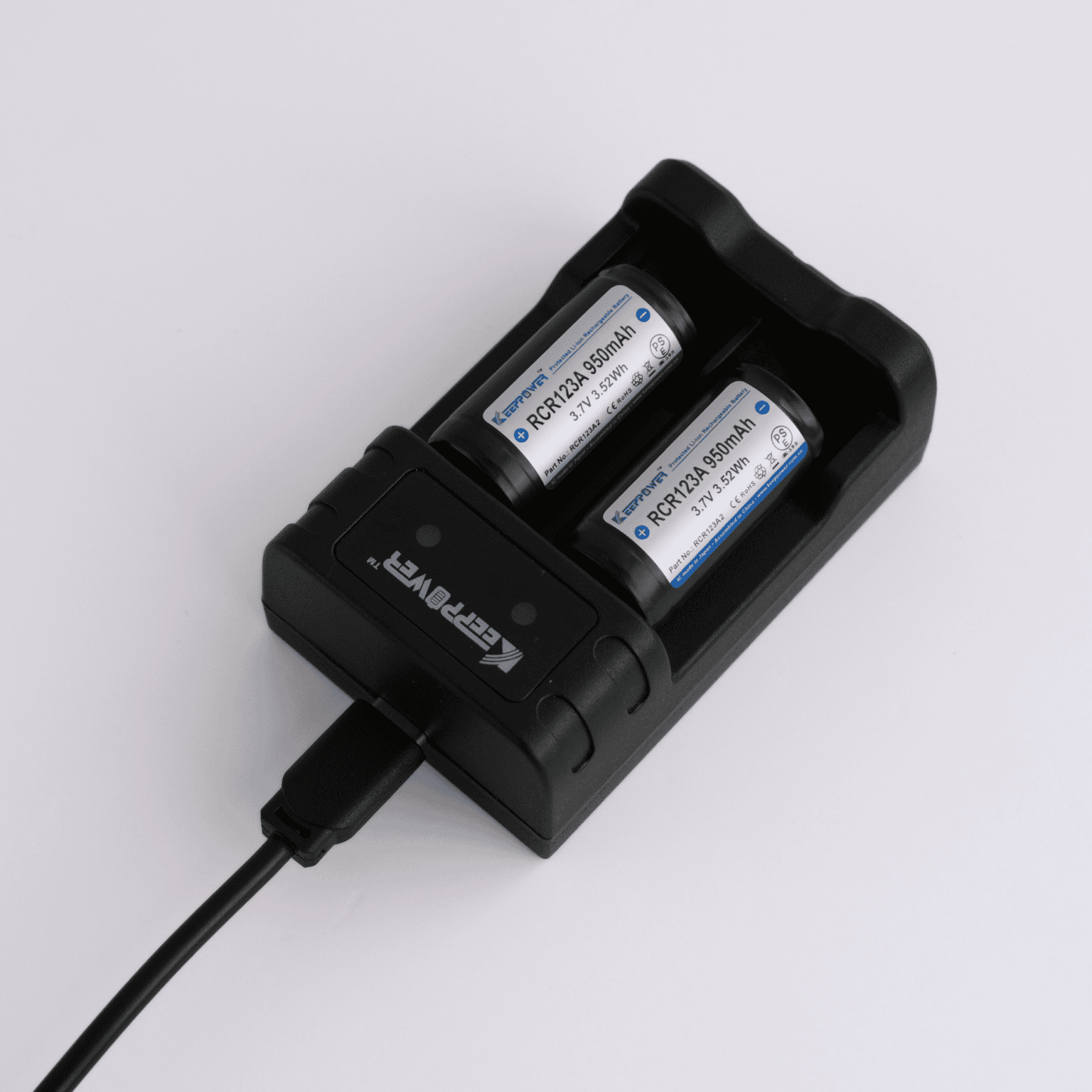Keeppower Battery Charger RCR2 CR2 and CR123 - Image 2