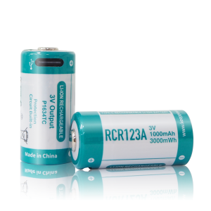 Keeppower 2 Batteries CR123A protected type C Charging 1000mAh